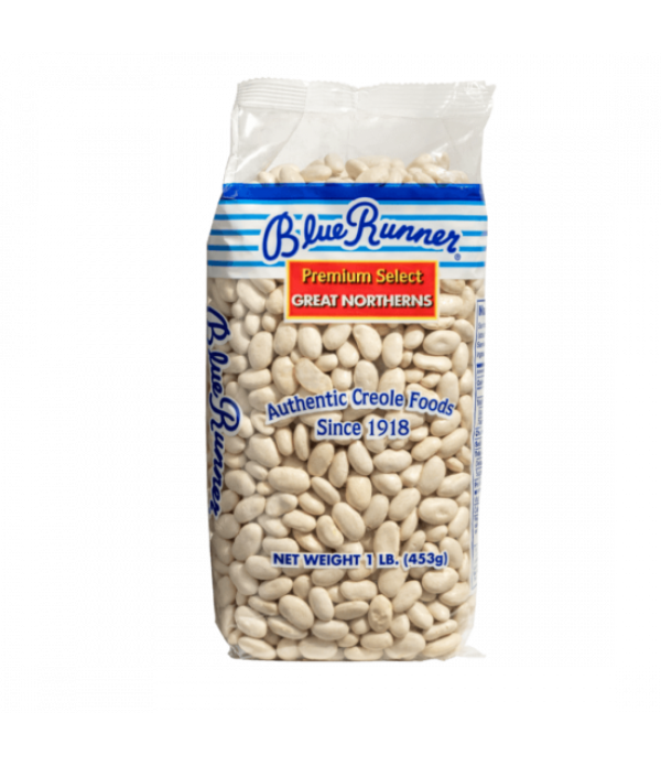 Blue runner dry great northern beans 1lb 070353704016